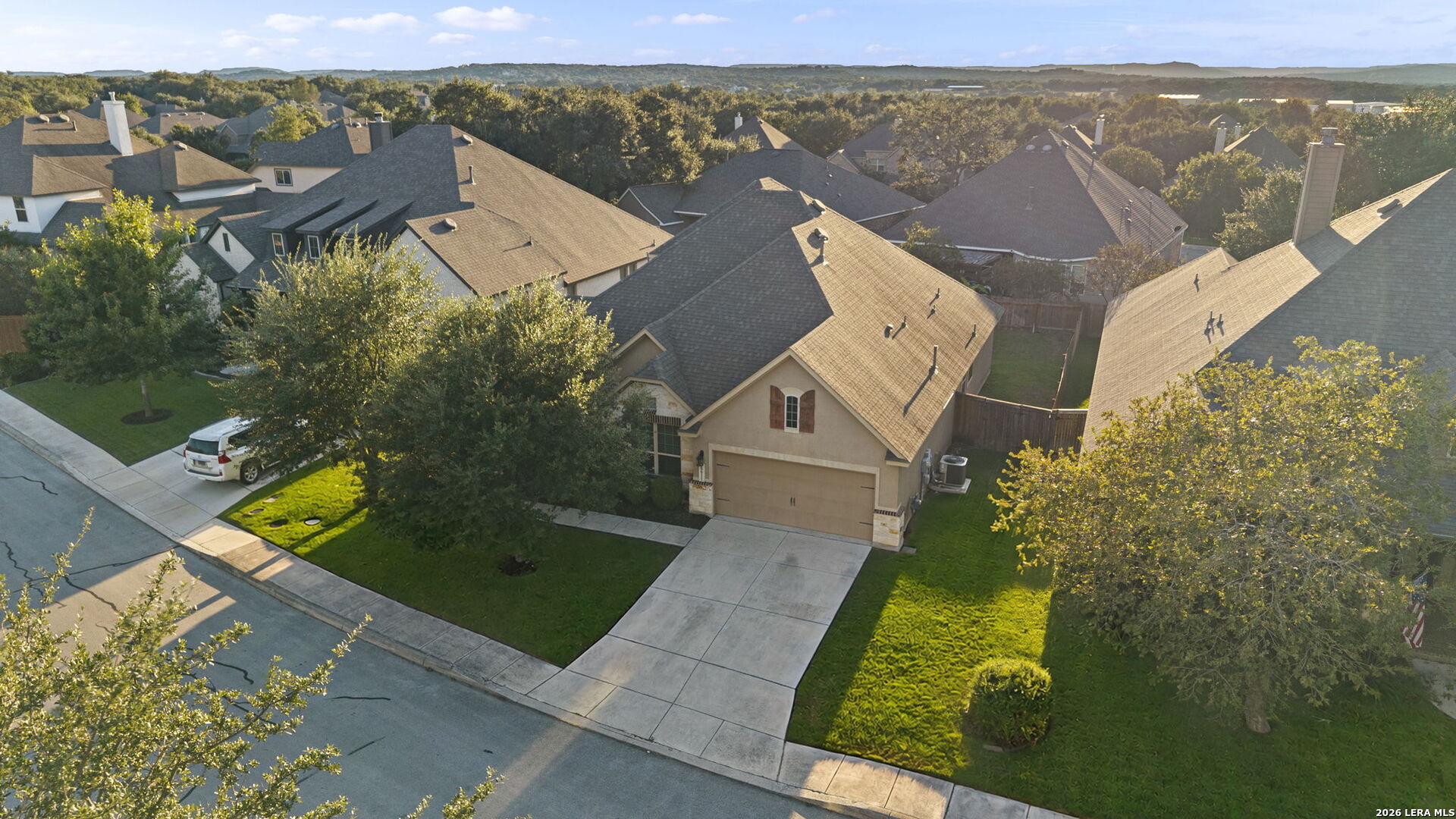 29011 Voges Ave Boerne TX private backyard outdoor living Balcones Creek gated community