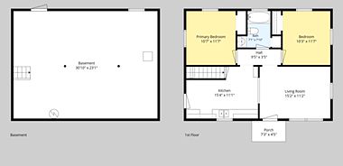 image of property with 2 Bed | 1 Bath | 800 Sqft