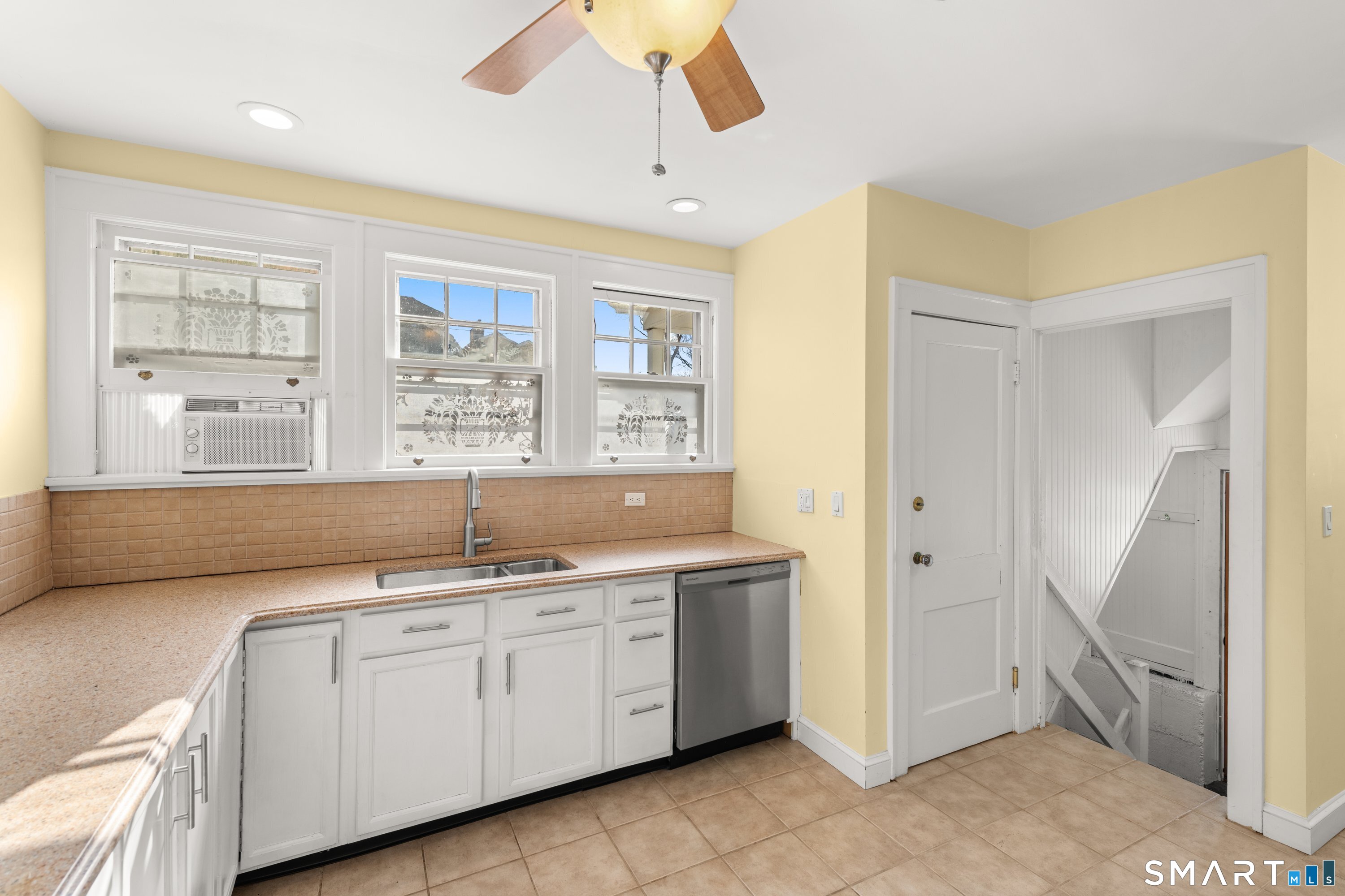 First floor kitchen with granite countertops